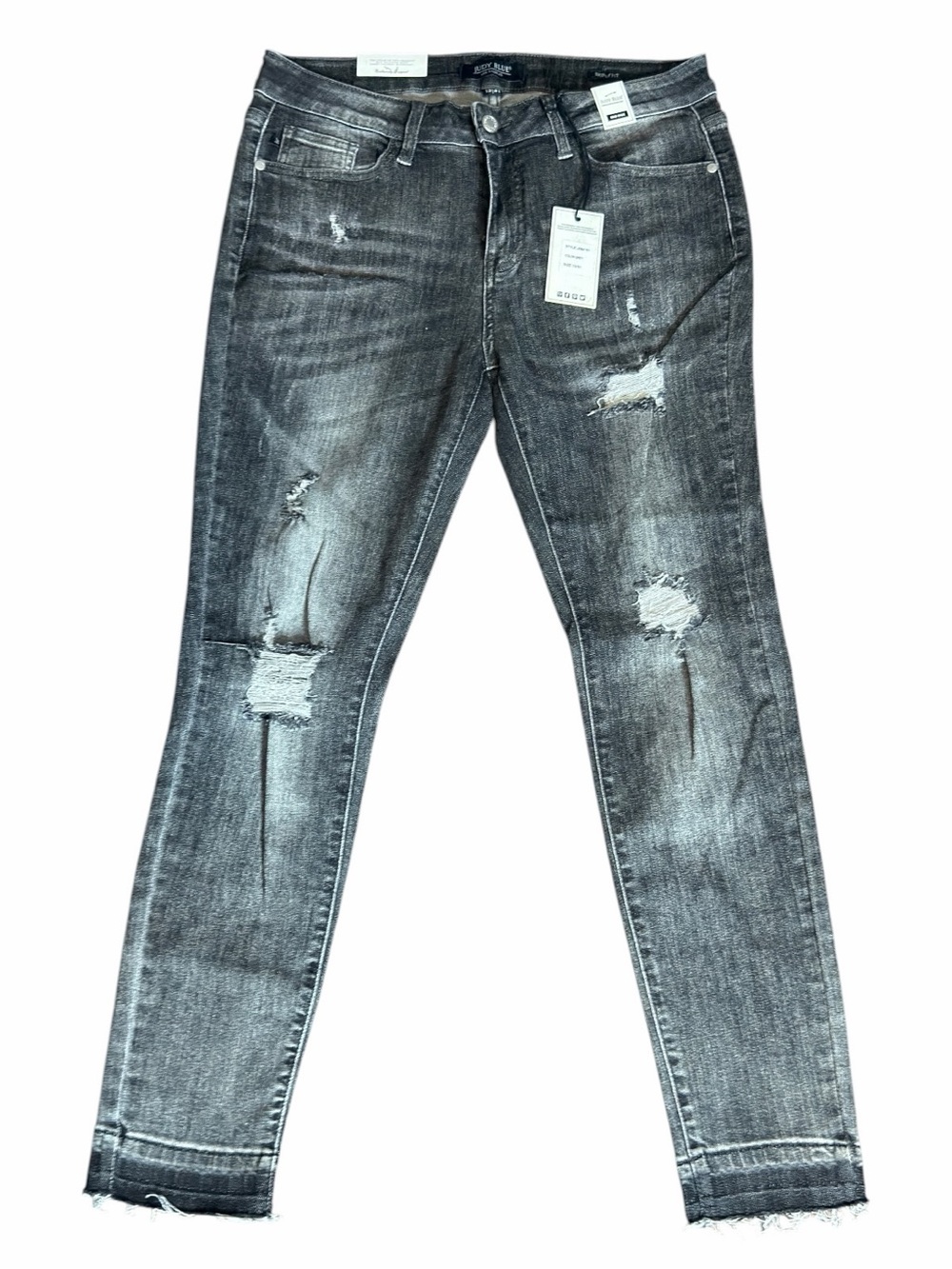 NEW JUDY BLUE Distressed Skinny Fit Jeans Size 31